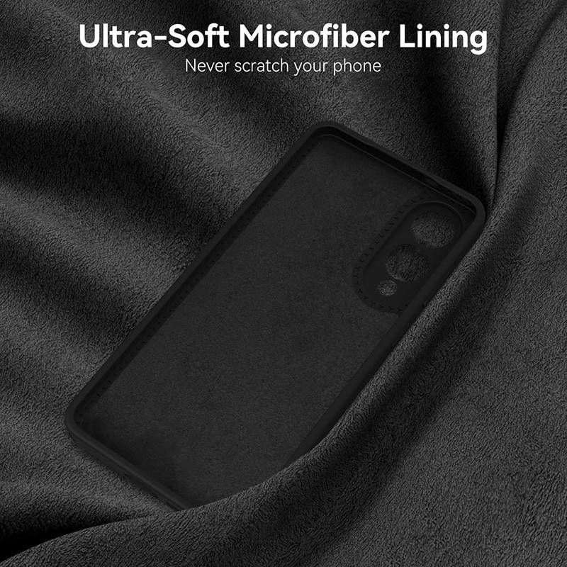 Husa protectie telefon, Silicon, Interior Microfibra, Pentru Samsung Galaxy S25 Plus, S24 Plus Negru