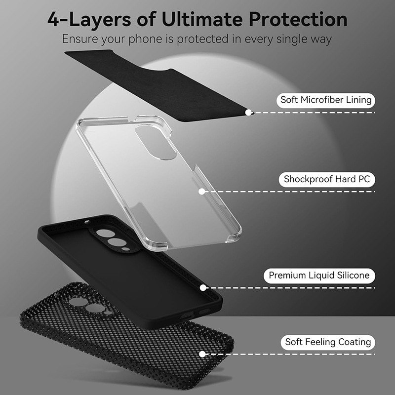 Husa protectie telefon, Silicon, Interior Microfibra, Pentru Samsung Galaxy S25 Plus, S24 Plus Negru