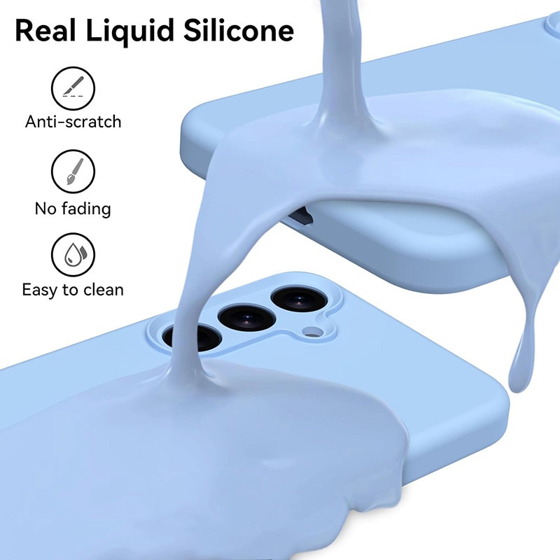 Husa protectie telefon, Silicon, Interior Microfibra, Pentru Samsung Galaxy S25 Plus, Albastru deschis