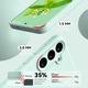 Husa protectie telefon, Silicon, Interior Microfibra, Pentru Samsung Galaxy S25 Plus/Galaxy S24 Plus Verde menta