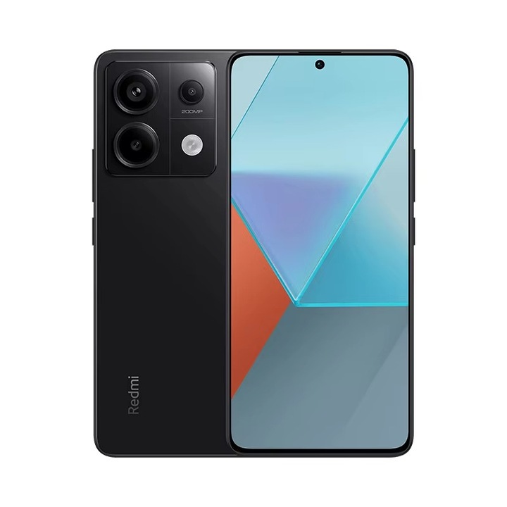 Мобилен телефон Xiaomi Redmi Note 13 Pro, 8GB RAM, 256GB, черен, SIM карта, бързо зареждане