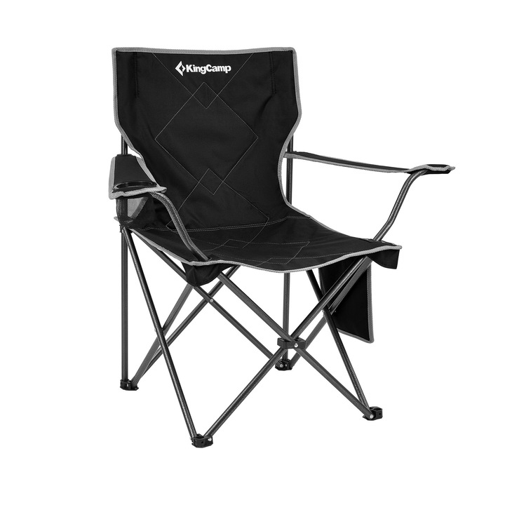 Scaun camping pliabil King Camp Lotus B10, negru