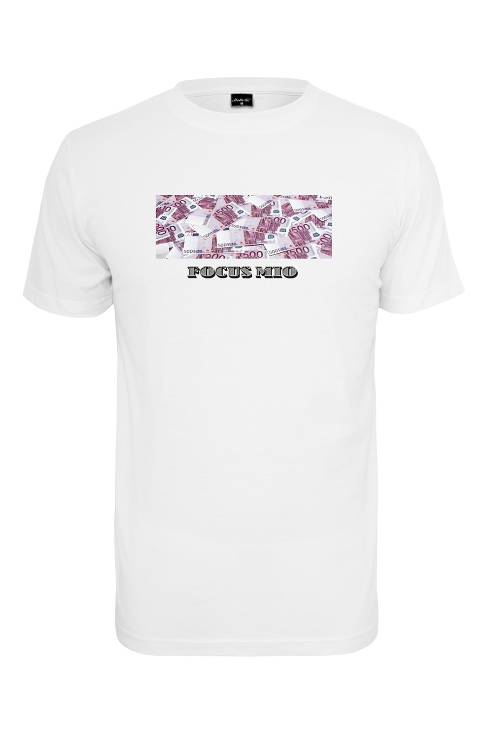 Mister tee, Tricou de bumbac cu imprimeu foto, Alb, L