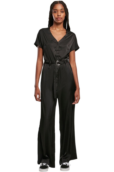 Urban Classics, Salopeta maxi cu o curea, Negru