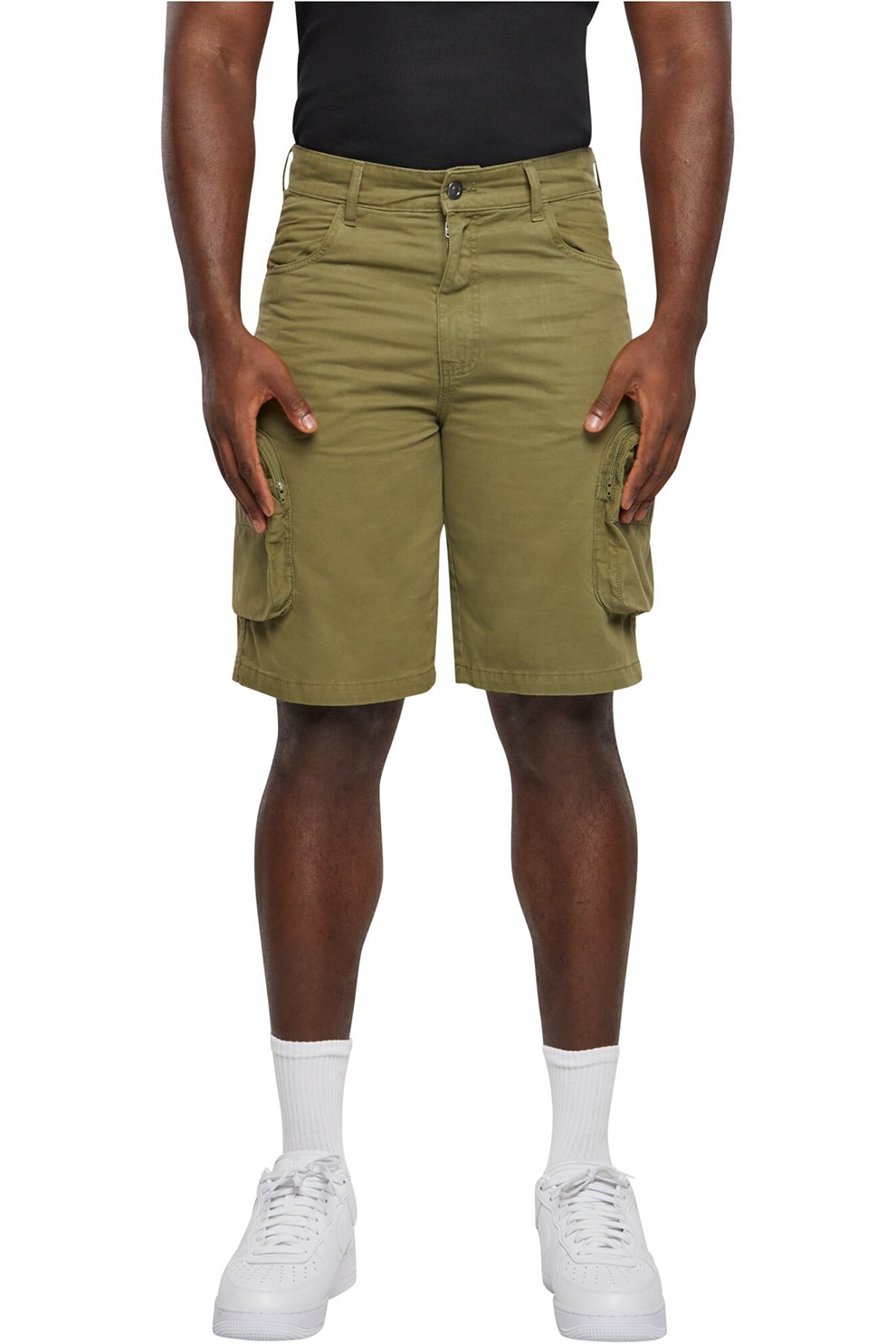 Urban Classics, Bermude cargo slim fit, Kaki, 30