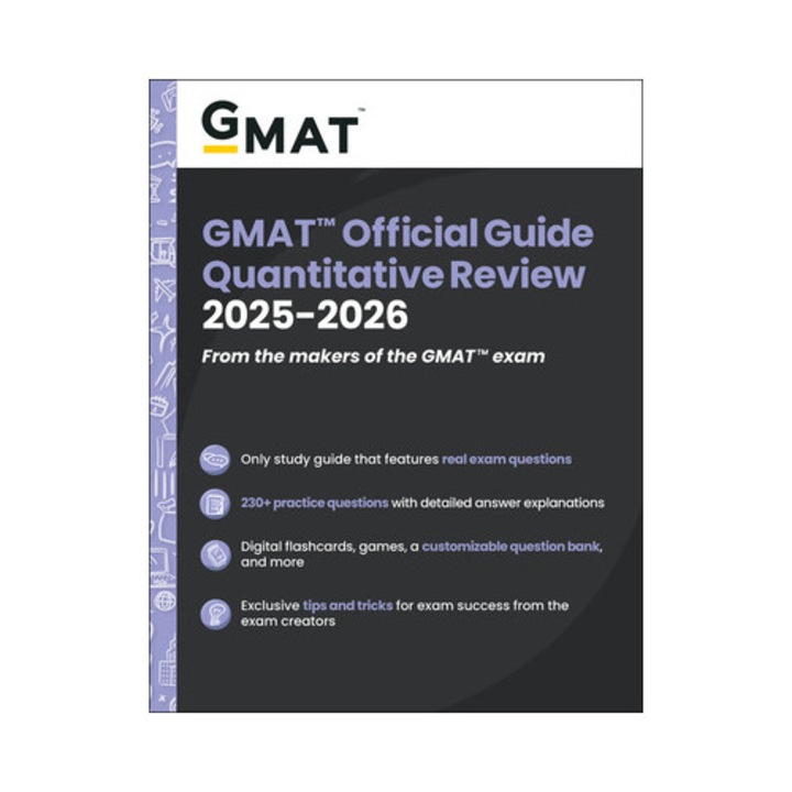 Gmat Official Guide Quantitative Review 2025 - 2026: Book + Online Question Bank -