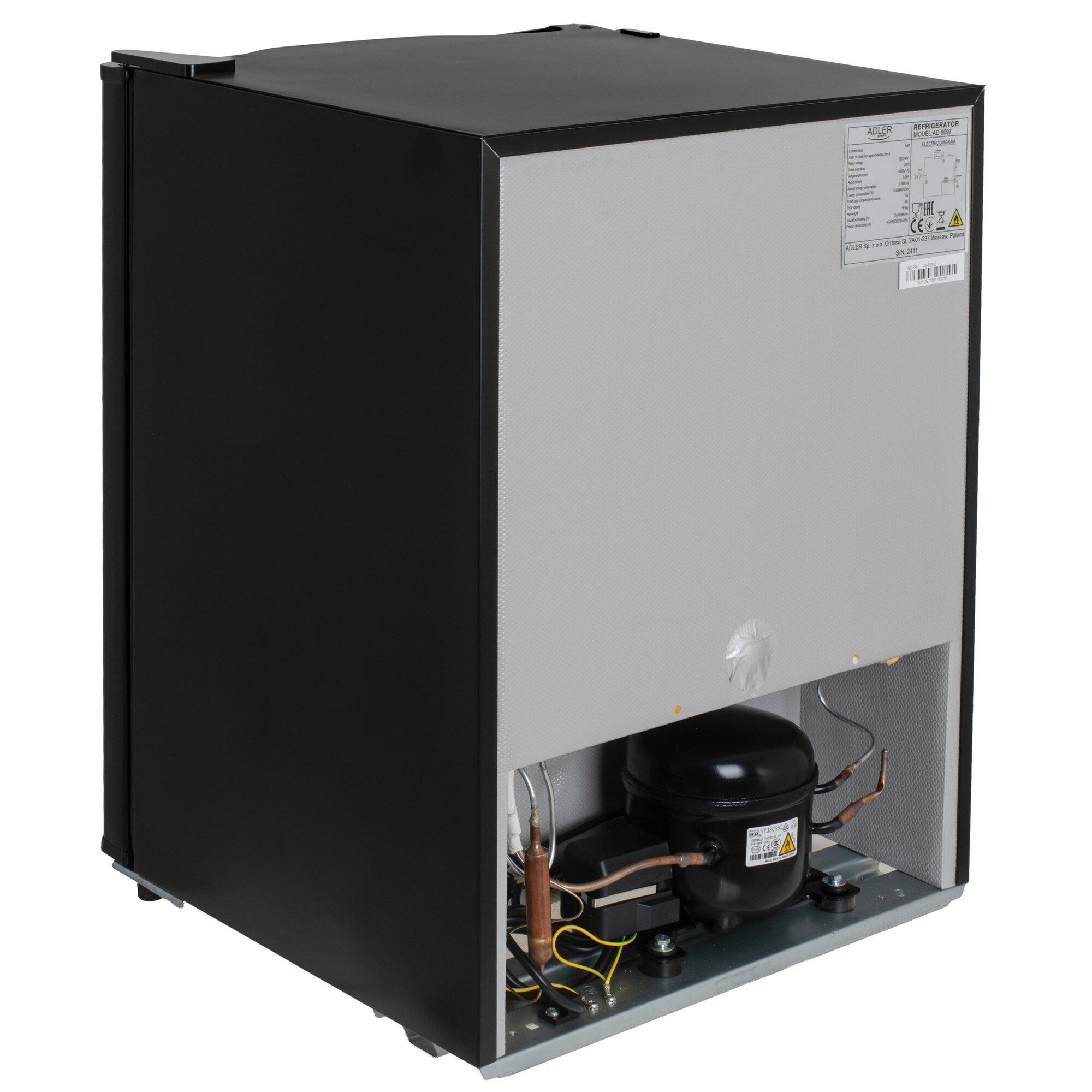Frigider Sub Blat, Adler, Ad 8097, Capacitate 58 L, Clasa Energetica E, Consum Anual De Energie 84 Kwh, Executie De Inalta Calitate, Multicolor