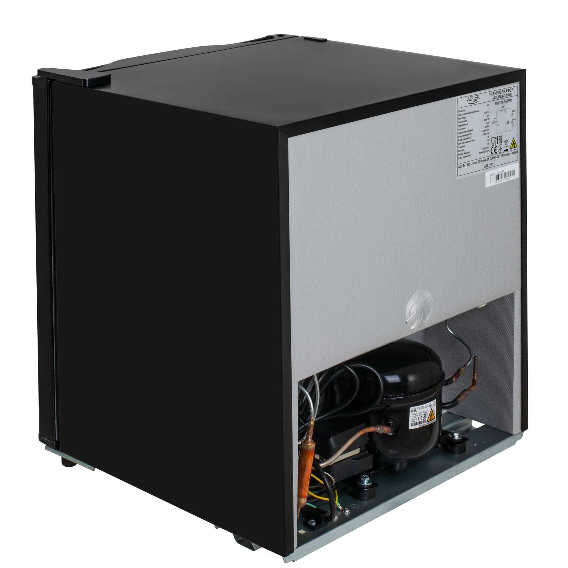 Frigider Sub Blat, Ad 8096, Capacitate 45 Litri, Reglare A Racirii In 6 Trepte, Dezghetare Manuala, Alb