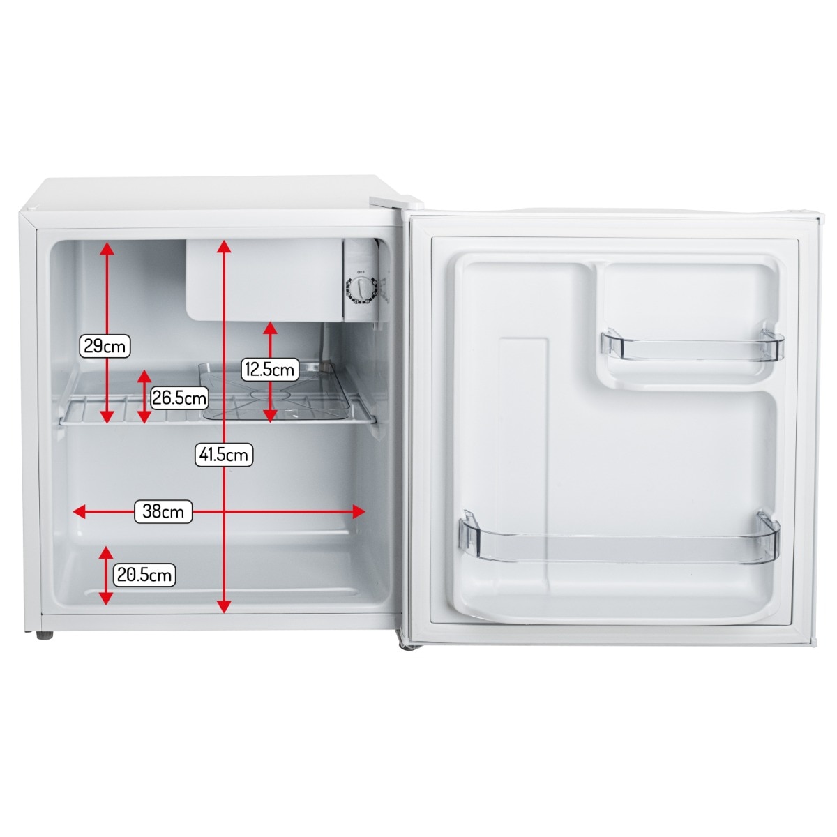 Frigider Sub Blat, Ad 8096, Capacitate 45 L, Reglare A Racirii In 6 Trepte, Dezghetare Manuala, Alb