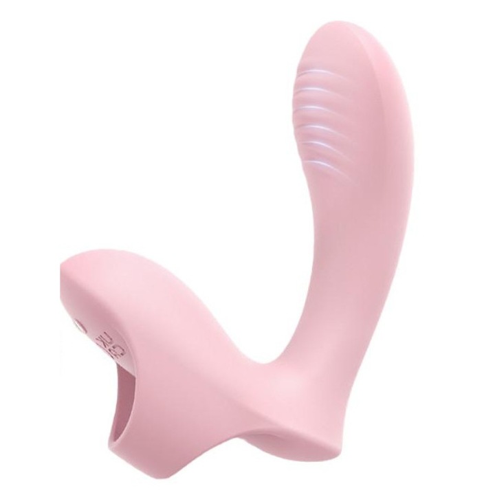 Rugalmas vibrátor 9 frekvenciával, XINYIYING, világos rózsaszín, USB újratölthető
