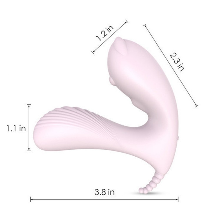 Vibrator XINYIYING, világos rózsaszín, rugalmas, 3.7V, 320mAh