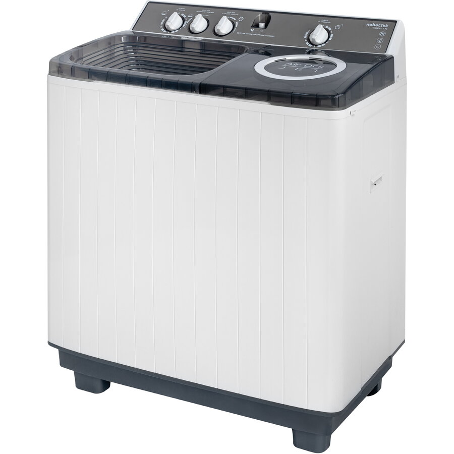 Masina de spalat rufe semi-automata Nobeltek NSWM 12.7S, 12 kg spalare, 7 kg stoarecere