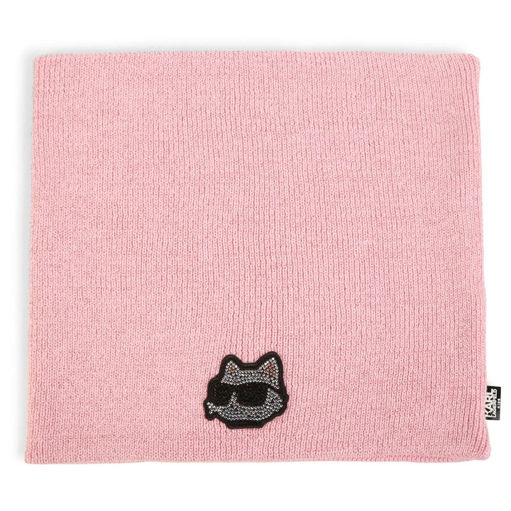 Esarfa copii Karl Lagerfeld, roz