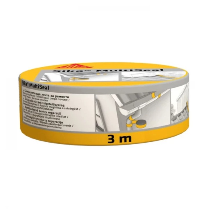 Banda Etansare Sika MultiSeal, Aluminiu, 3m x 50mm – Autoadeziva si Rezistenta