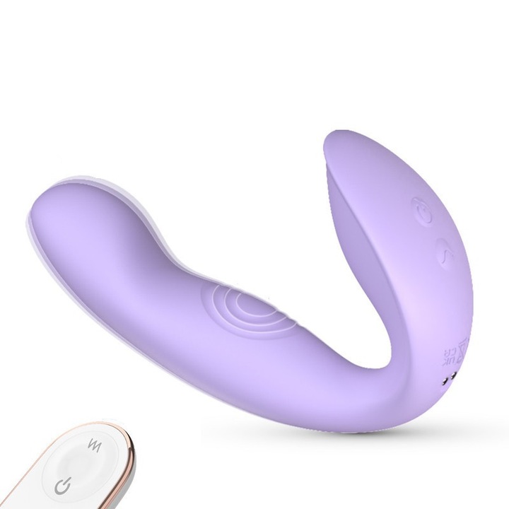 Vibrátor XINYIYING, orvosi szilikon, nyitott mozgás, 3+6 mód, 60 perc, kompakt