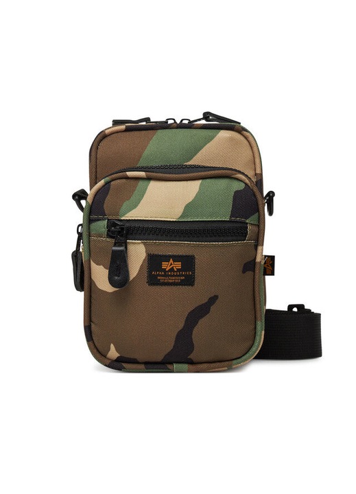 Férfi aktatáska, Alpha Industries, 156941, bézs, textil anyag