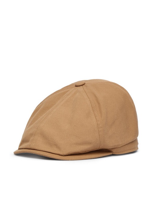 Шапка Barbour, модел MHA0890BE31, плат, размер S, цвят бразов