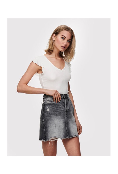 Bluza dama Only, 15227187, Viscoza, Alb, Alb