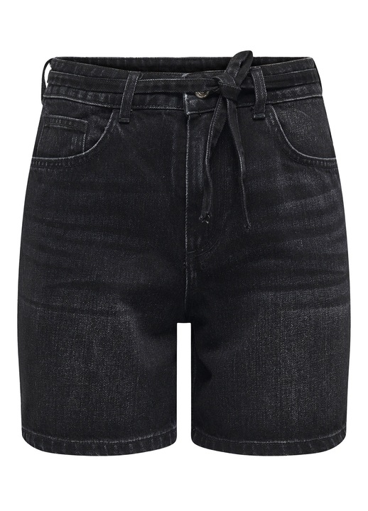 Noi farmer rovidnadrag Only, 15340706, Pamut/Pamut, Fekete, Fekete