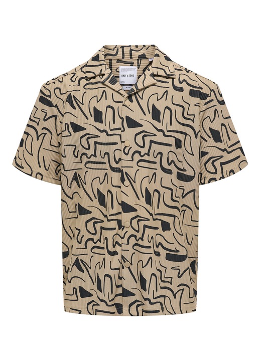 Only Sons ferfi ing, 22033511, polieszter, bezs, Bézs