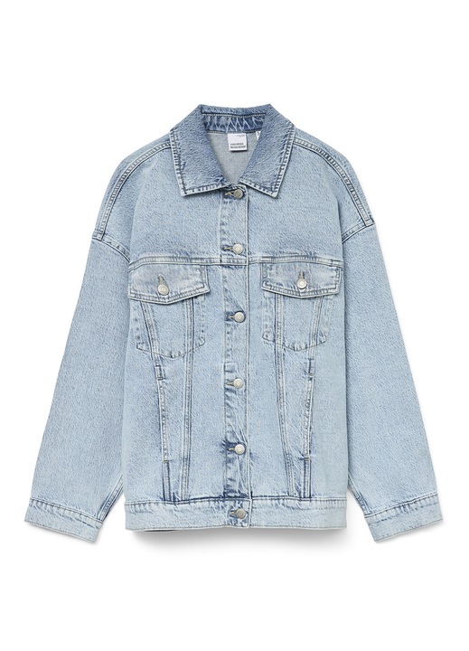 Дамско яке Vero Moda, 10329868, Дънково, Памук, Органичен памук, Син, Син, S