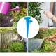 Set picuratoare cu valva pentru irigare plante, Albastru/Verde, 10 buc