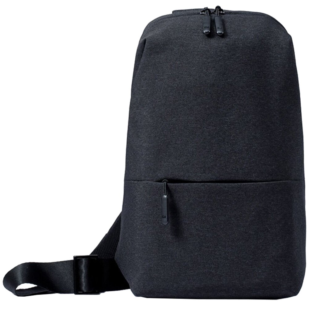 Rucsac Xiaomi Mi City Sling Bag, rezistent la apa, Gri inchis