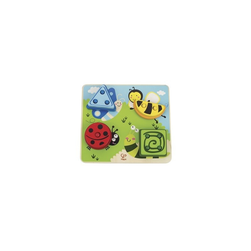 Jucarie educativa „Puzzle creativ gandacei”, Educo, 1+, multicolor
