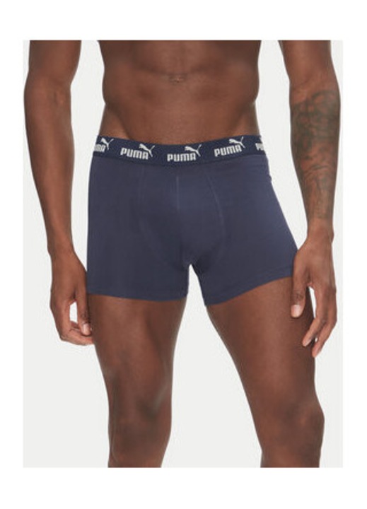 Set 2 perechi boxeri Puma, bleumarin, albastru, material sintetic, M INTL