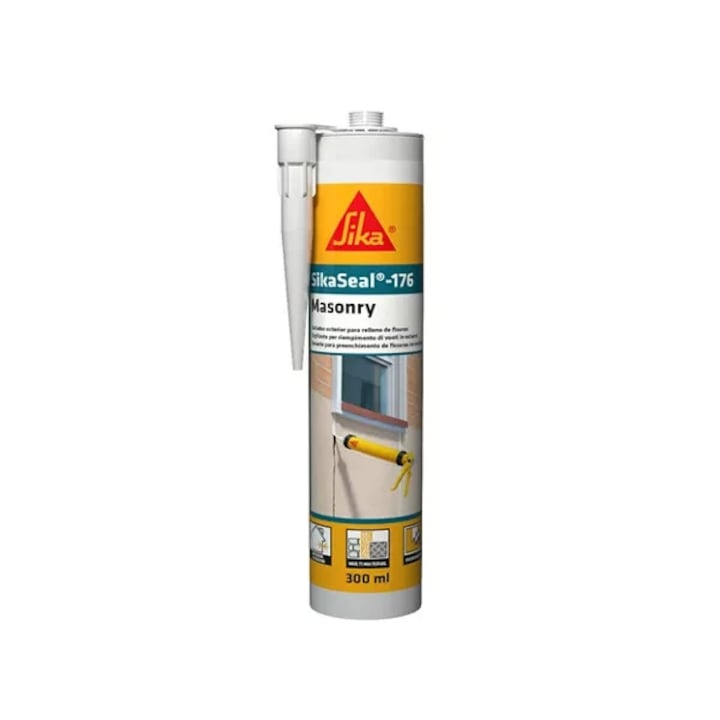 Etansant Acrilic SikaSeal®-176, Alb, 300ml – Pentru Rosturi si Fisuri