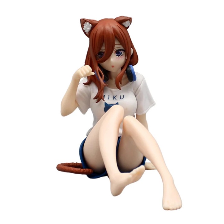 Аниме фигурка Накано Мику 10 см, PVC, украса за бюро, подарък за рожден ден