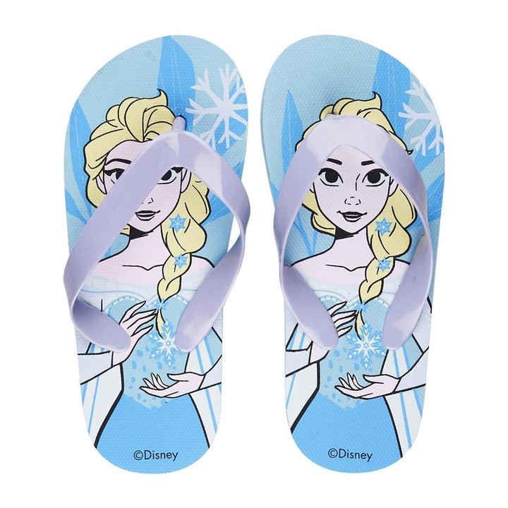Пантофи Frozen Elsa Snowflake, Син, Син