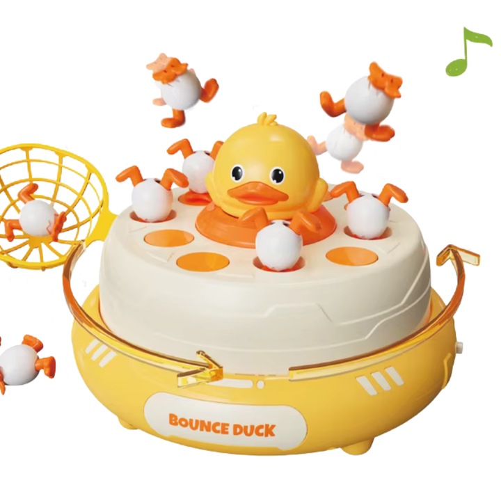 Jucarie Interactiva de Lansare si Prindere Ratuste pentru Copii - Joc cu Sunete, Viteza de Reactie si Concentrare - Activitate Educativa si Amuzanta pentru Copii 3-7 Ani