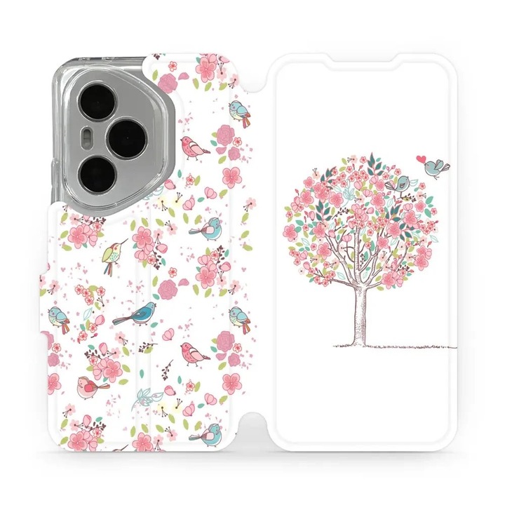 Калъф Mobiwear с флип капак за Honor 400 Pro, устойчив на удари и надраскване, многоцветен, елегантен