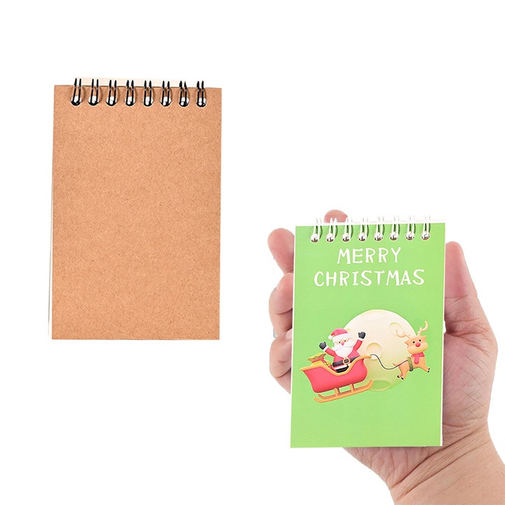 Caiet notite portabil 12x8cm verde 100 pagini