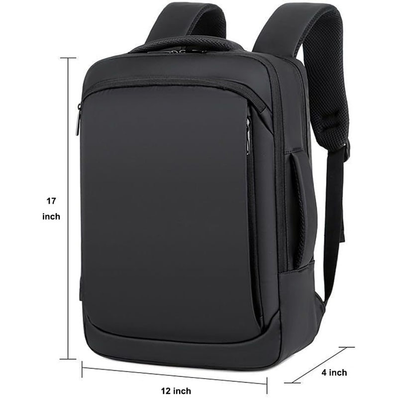 Rucsac laptop, compartiment pentru laptop 15.6 inch, impermeabil, 42x31x10 cm, negru, 20-35 l