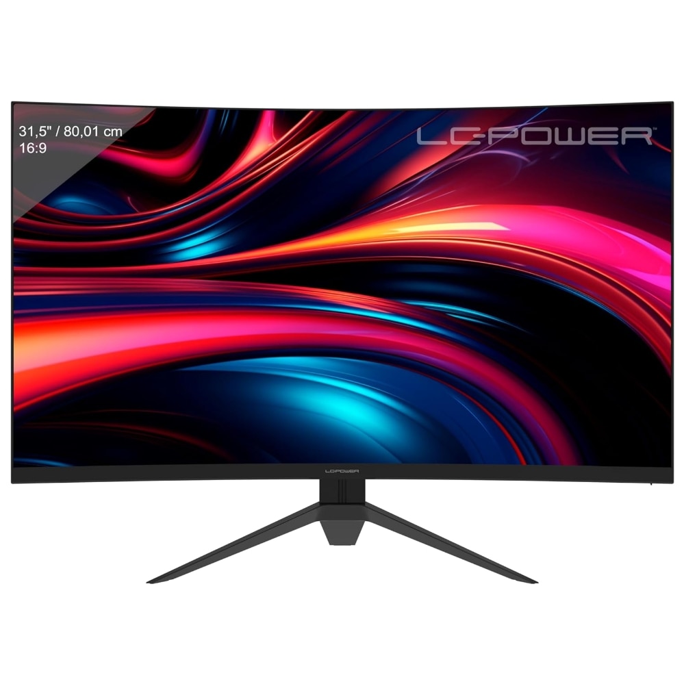 Monitor Gaming VA LED, LC-Power, 31.5