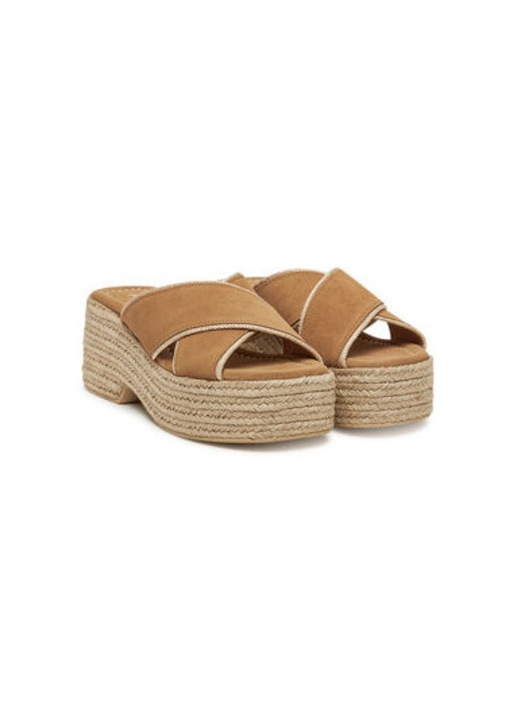 Pollini női espadrillák, SA28278I0MTF0122, Természetes bőr, 37 EU, Bézs