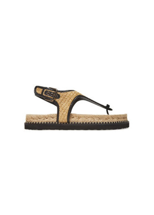Castaner női espadrillák, 025719-100, szintetikus, 39 EU, bézs/fekete