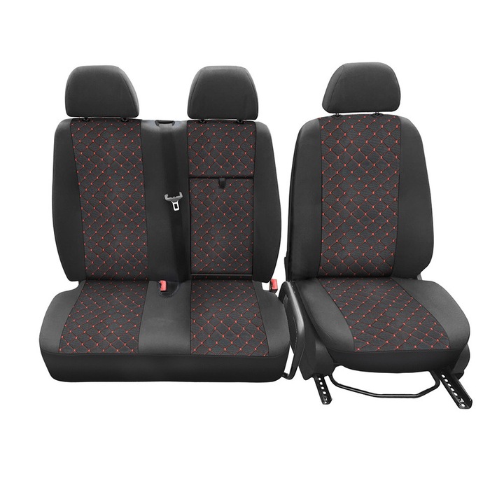 Set huse scaune, Mercedes Sprinter, Negru