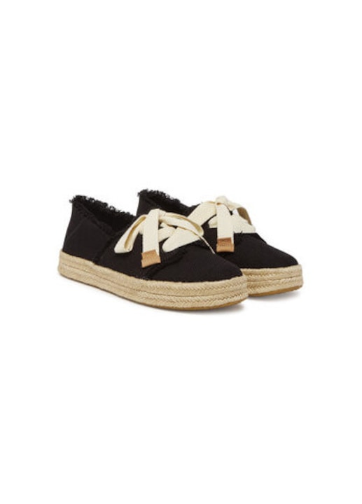 Toms női espadrilles cipő, 10021856, textil, 38 EU, fekete