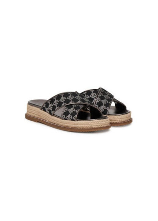 Dkny női espadrillák, K1564874, textil, 38 EU, fekete