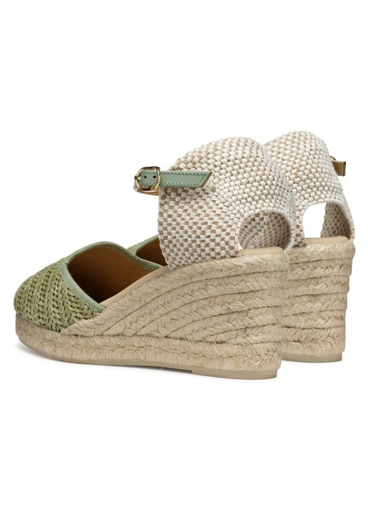 Geox női espadrillák, D55NGE-02MLM C3002, Textil, 41 EU, Zöld