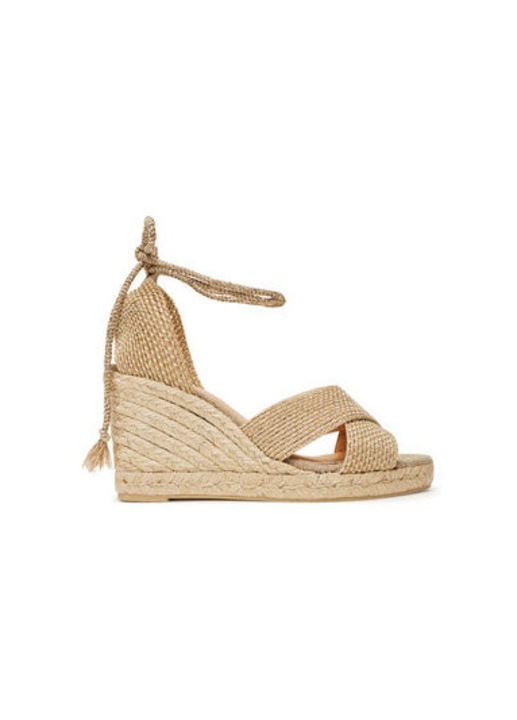 Castaner női espadrillák, 025534-3000, Textil, 38 EU, Bézs