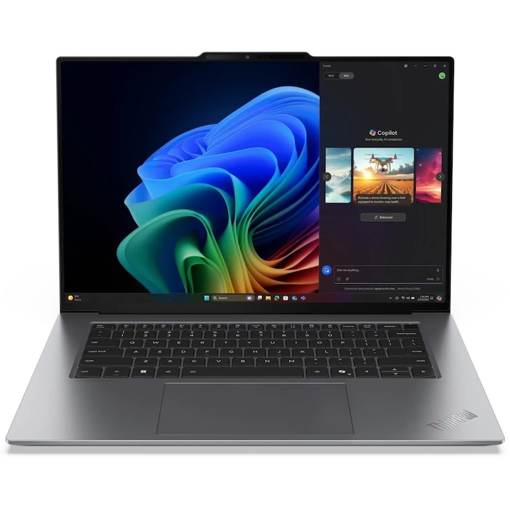 Lenovo ThinkPad X9-15 G1 Laptop, 15.3" 2.8K Érintőképernyő, Intel® Core™ Ultra 7 258V akár 4.8 GHz-ig, 32 GB RAM LPDDR5x 8533, 1 TB SSD, Intel Arc Graphics 140V, Windows 11 Pro, Szürke 1 TB