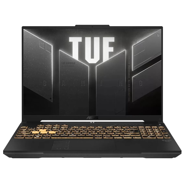 Лаптоп ASUS TUF Gaming F16 FX607VU-I5165W Core 5-210H 16 инча 144Hz 16GB 512GB Windows 11 Home RTX4050 Сив