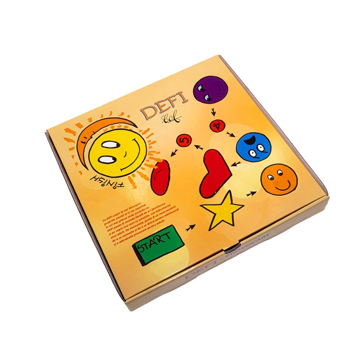 Defi Education, Jocul care trasforma emotiile in super puteri (board game pentru copii/pentru toata familia cu 4 variante de joc)