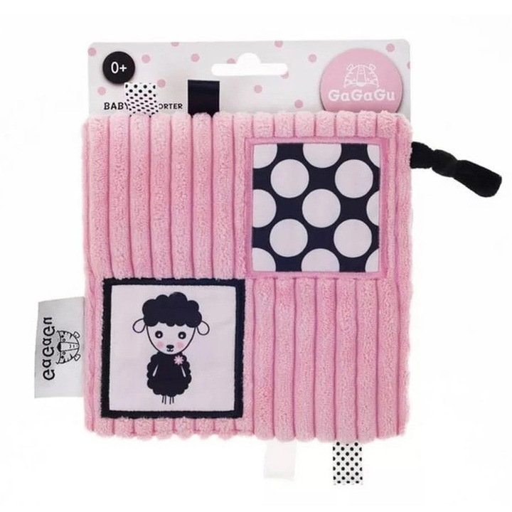 Razatoare 17 cm 0 luna+ - cu doua fete - miel si tigru