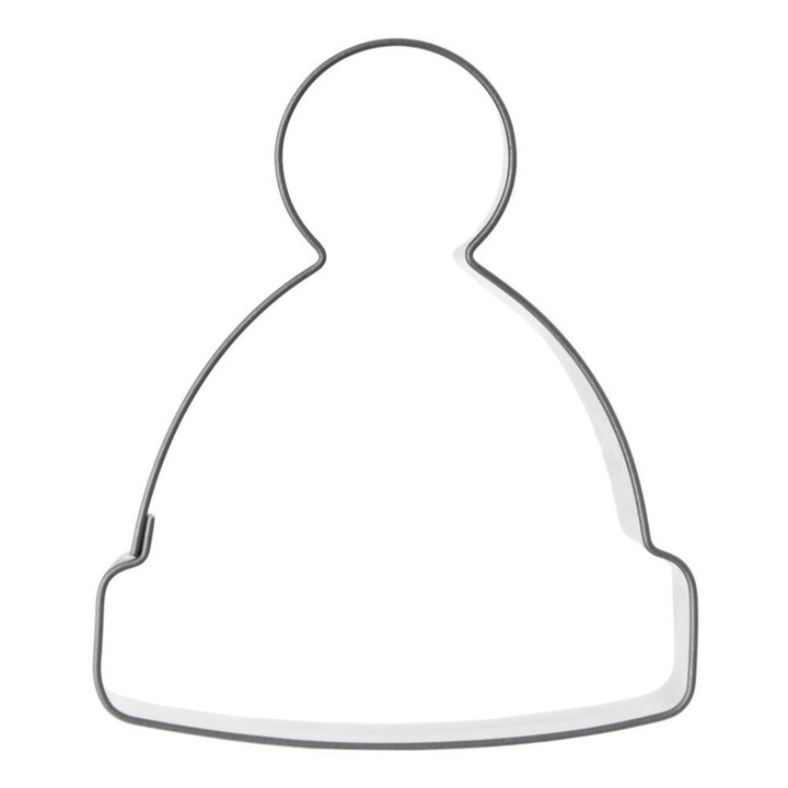 Forma prajituri, Artemis, ciucure de iarna, otel inoxidabil, 5,5x5cm, argintie