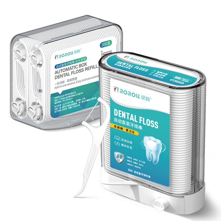 288 darabos Roroll fogászati készlet, fehér, 10x8.6x3.5cm